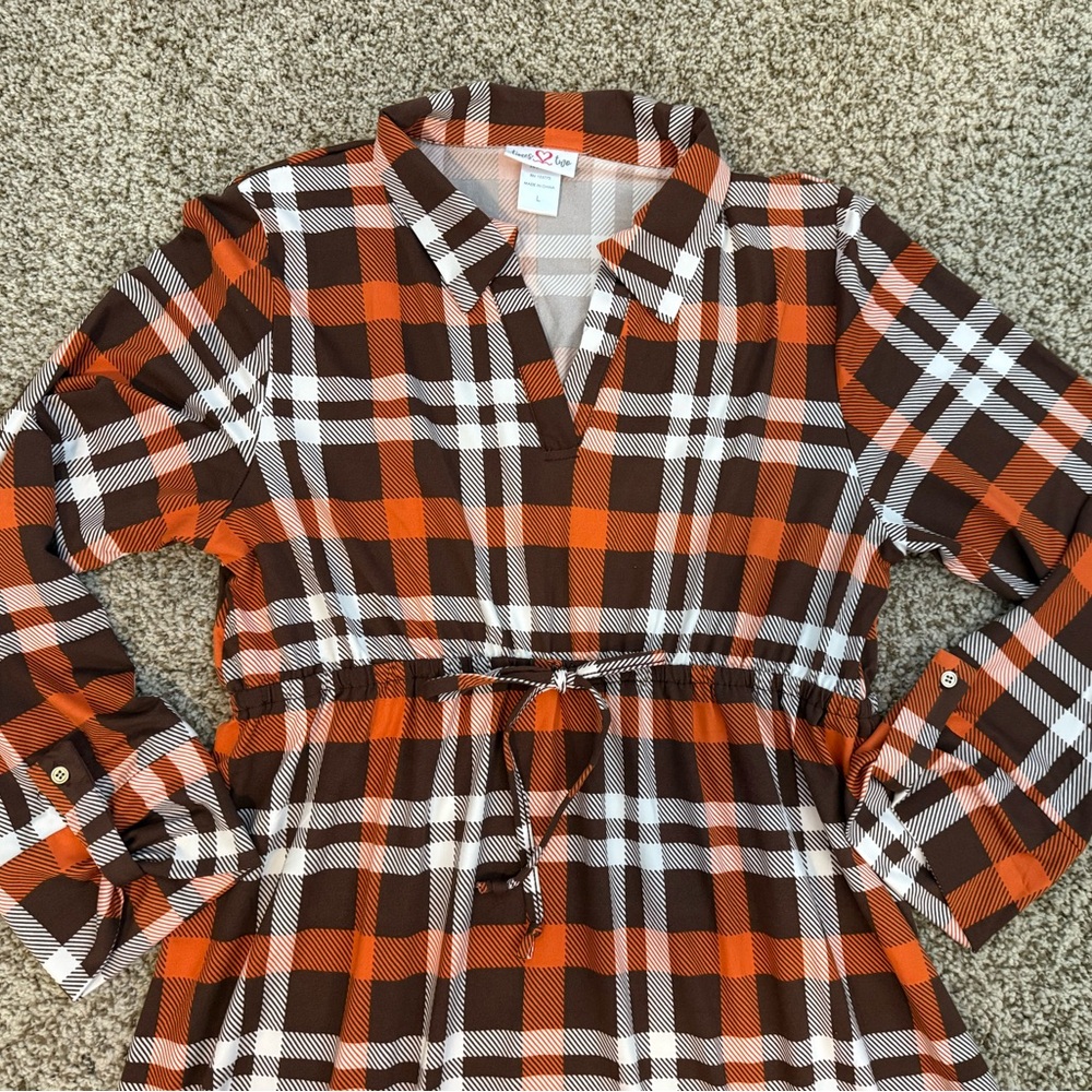 Times Two Fall Maternity Shirt Bundle- Size L - Picture 6 of 15